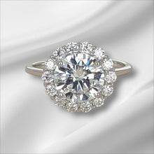 Carica l'immagine nel visualizzatore di Gallery, PROMESSA – Anello Solitario in Moissanite Princess