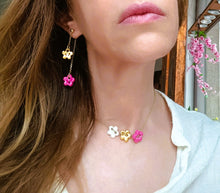 Load image into Gallery viewer, Fiori preziosi (orecchini)