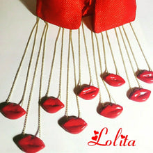 Carica l'immagine nel visualizzatore di Gallery, Collana Bocca Rossa Collana Lolita