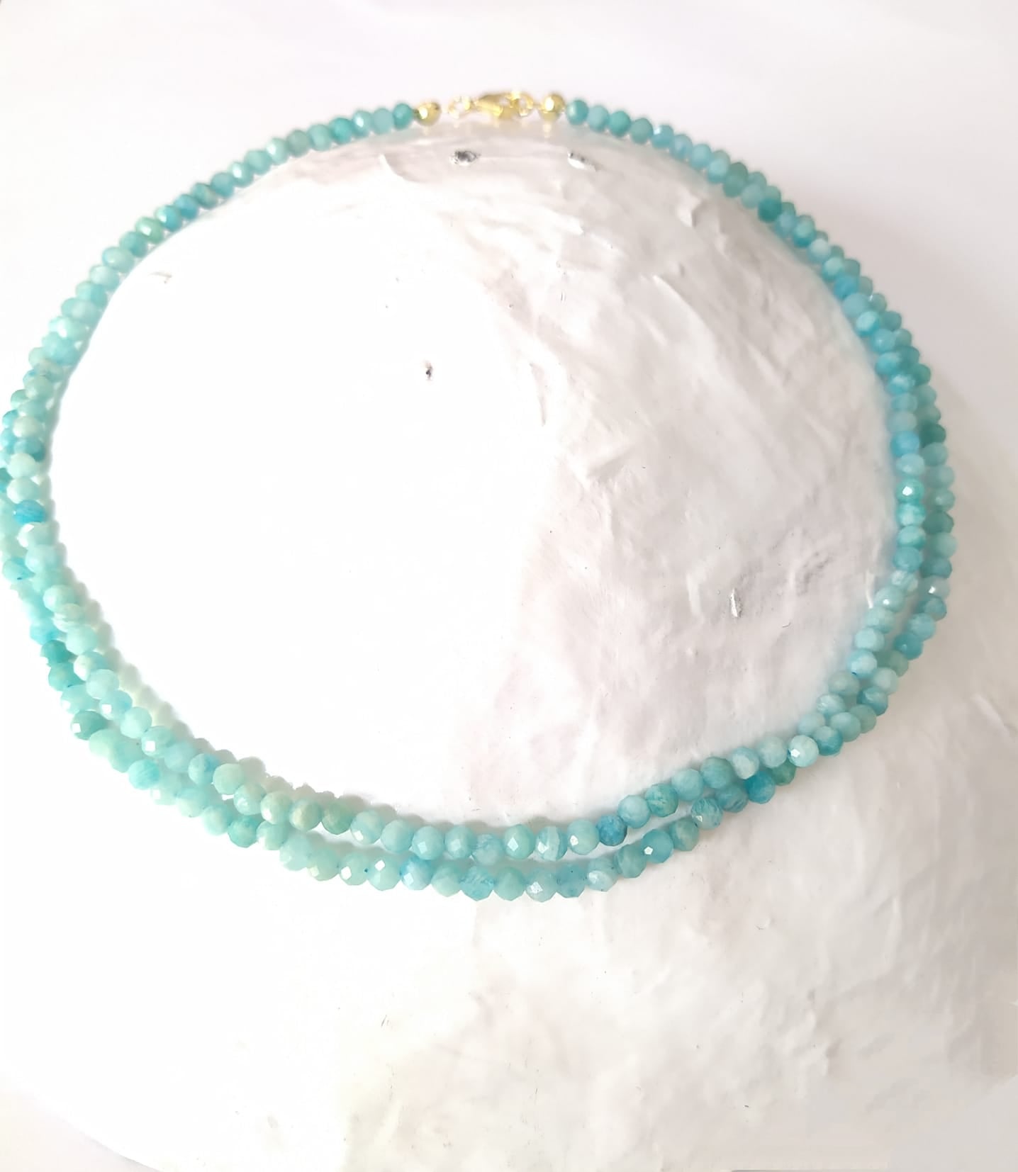 Ciondolo Tre Pietre In Amazzonite - Ciondoli Amazzonite - Gioielli