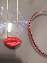 Carica l'immagine nel visualizzatore di Gallery, Collana Lolita con bocca in ceramica