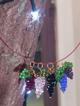 Load image into Gallery viewer, Grape bunch necklace